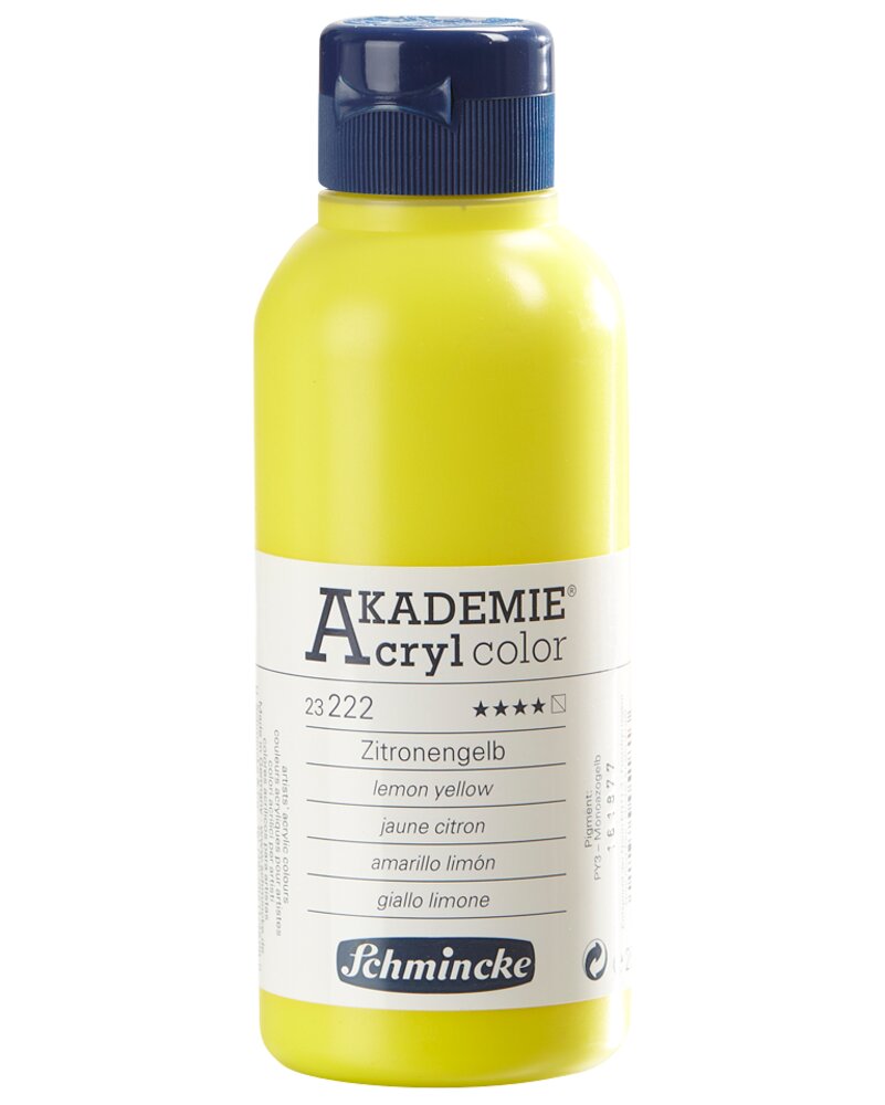 Schmincke Akrylfarve 250 ml Lemon yellow