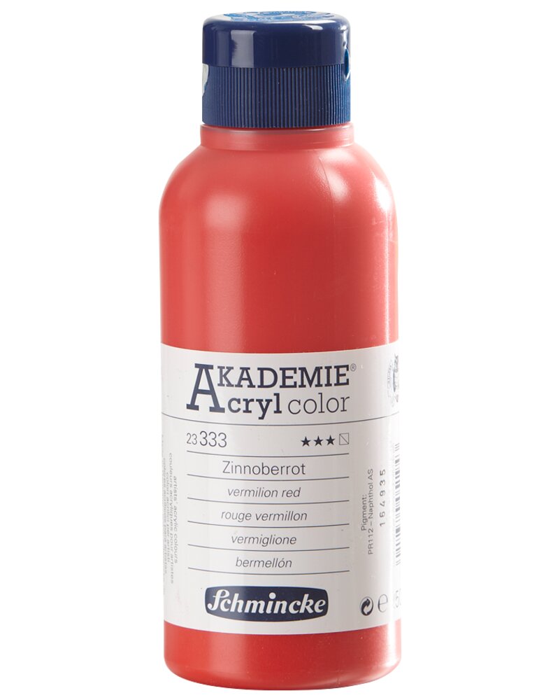 Schmincke - Akryl 250 ml - cinnoberrød