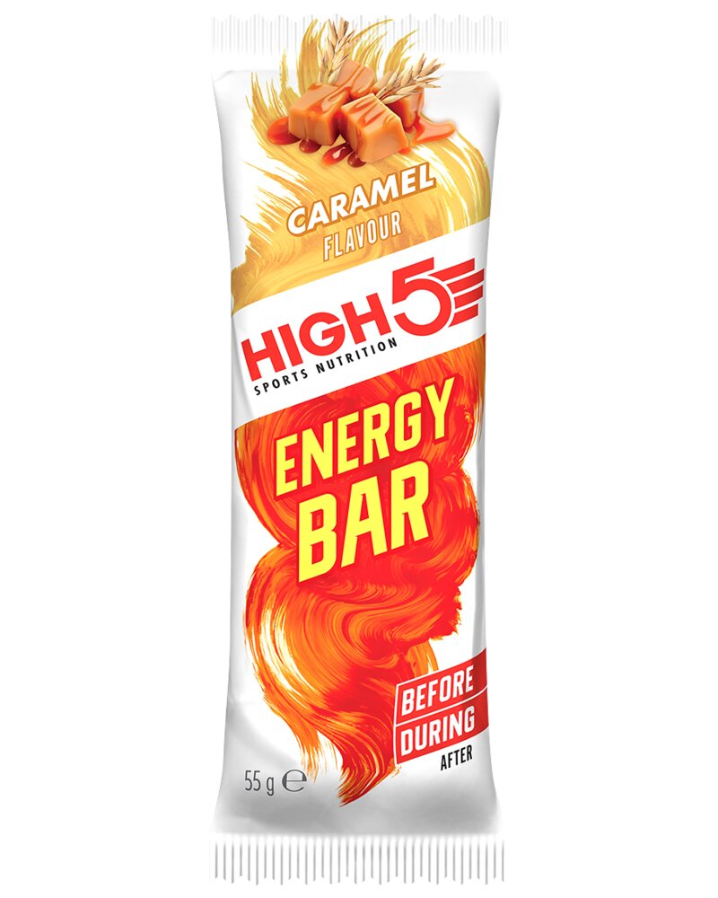 HIGH5 - Energibar 55 g - karamelsmag