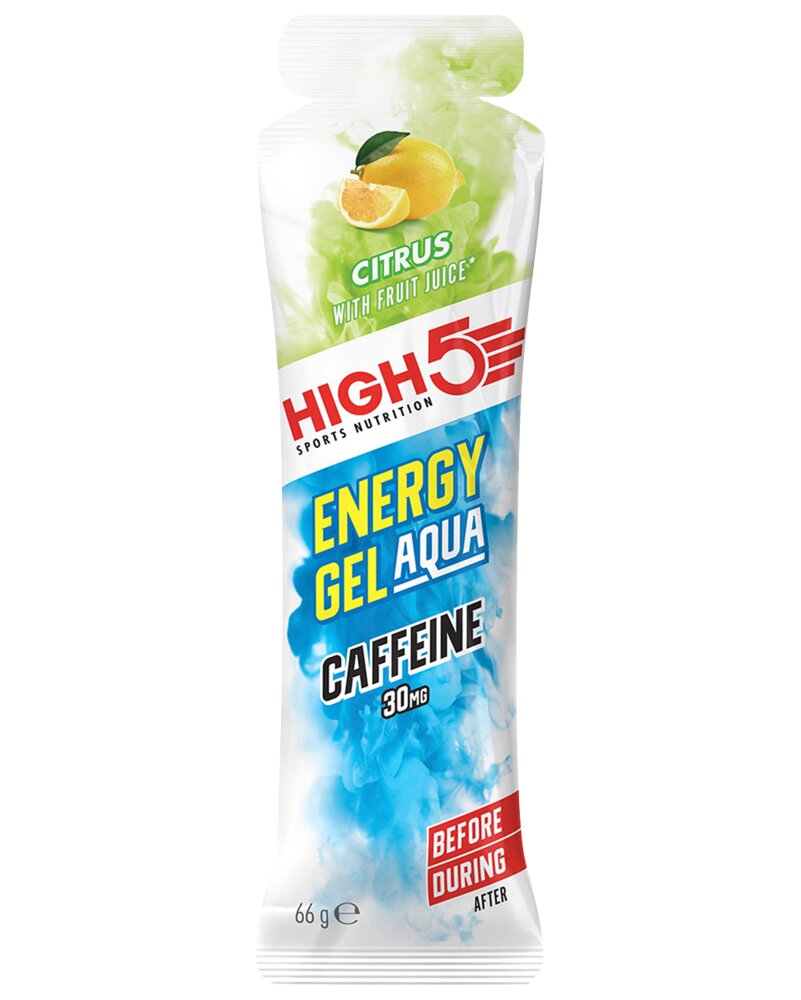 HIGH5 - Aquagel med koffein 60 ml - citrussmag