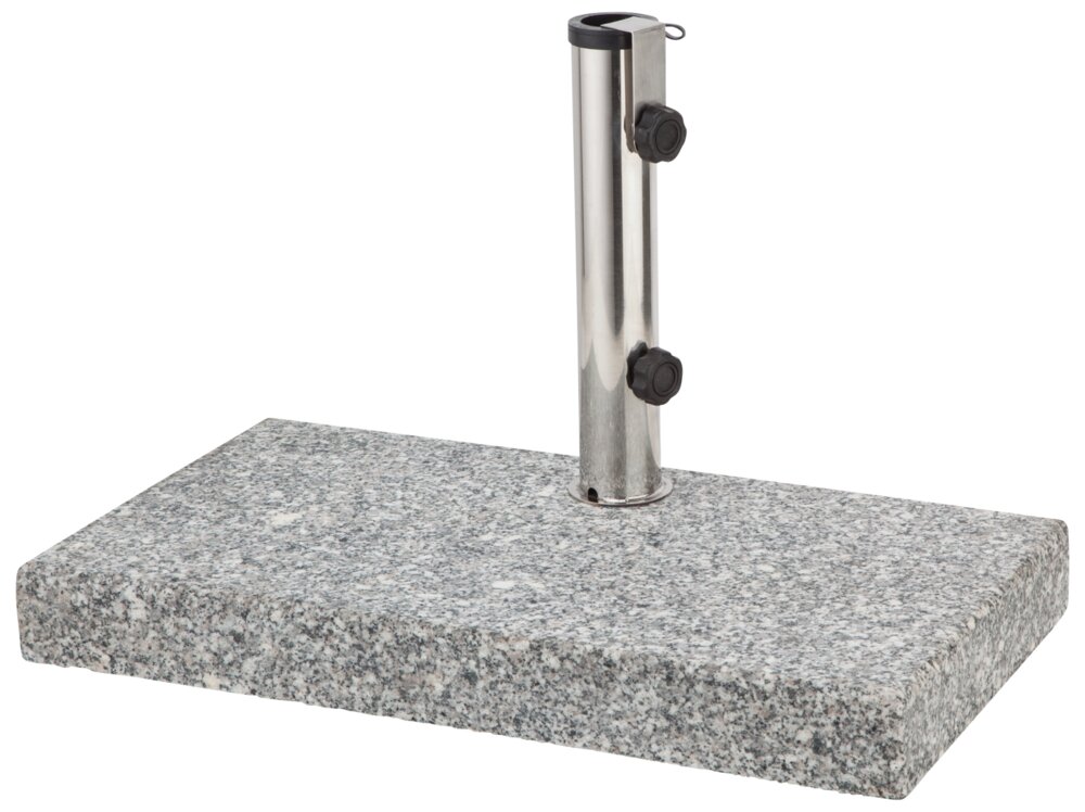Parasolfod Grå granit 20 kg