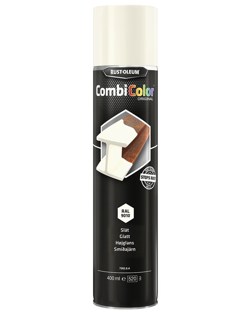 Rust Oleum Combicolor spray 400 ml - hvid