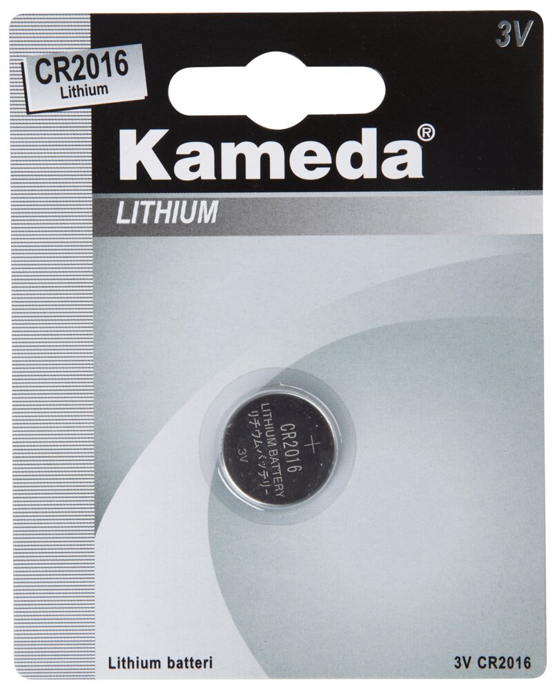 Kameda - Lithium batteri - CR2016