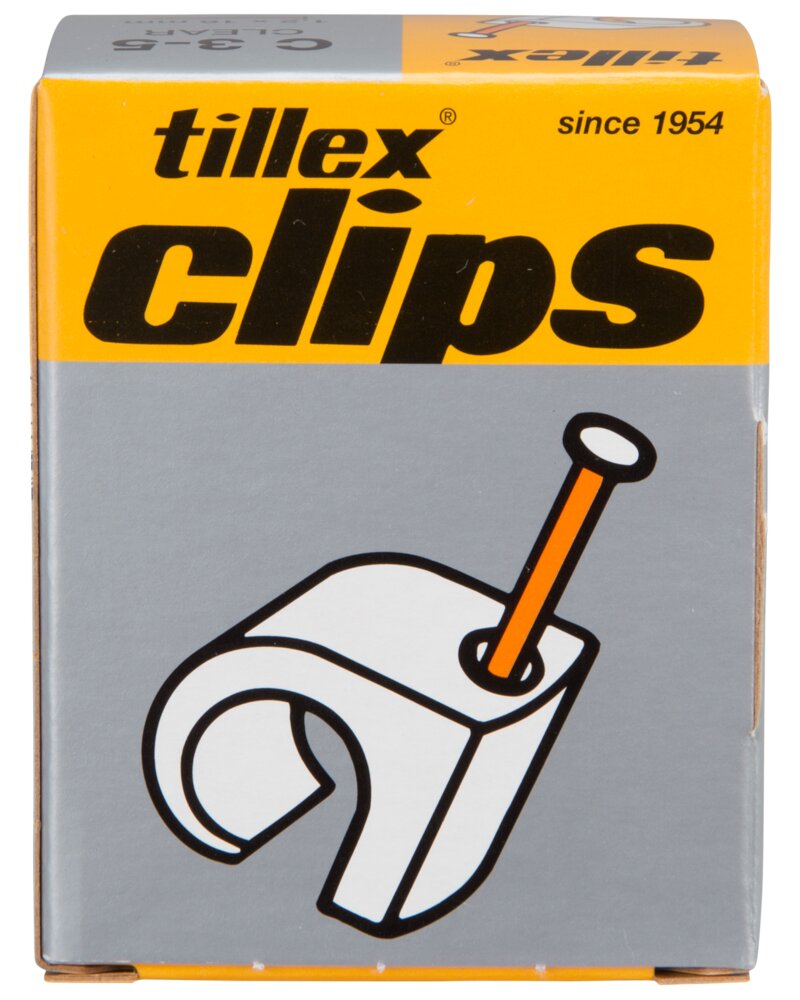 Tillex Clips 3-5 mm - klar