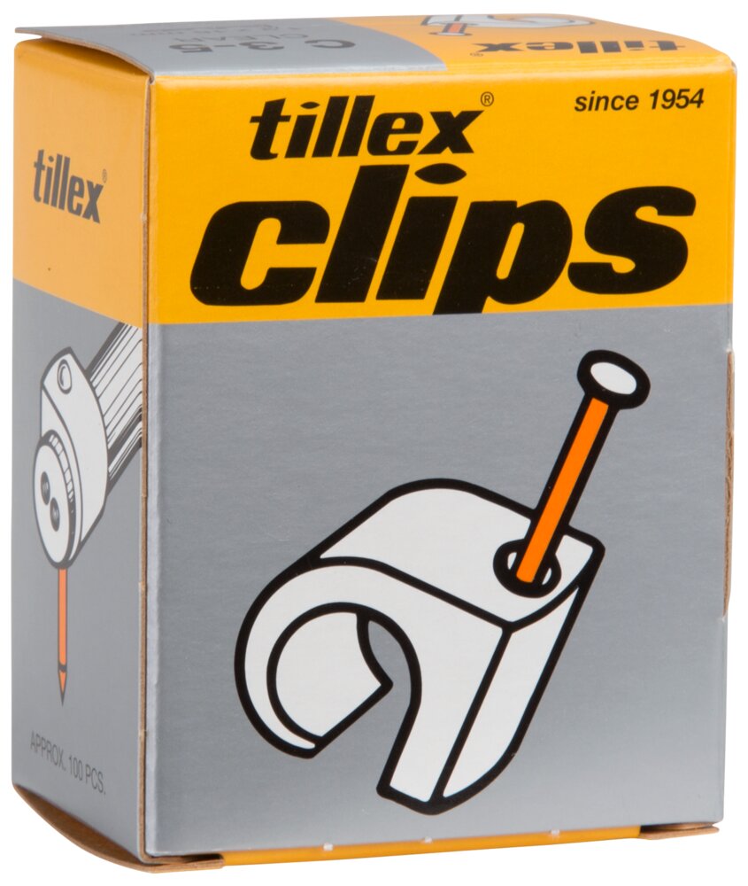 Tillex Clips 3-5 mm - klar