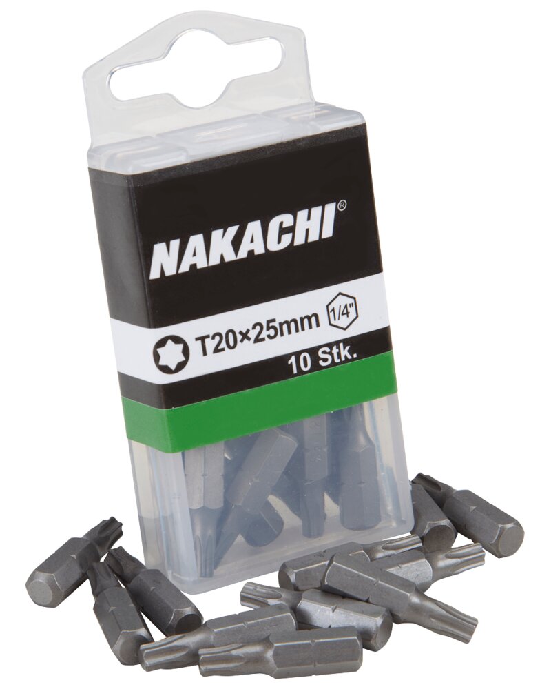 Nakachi Bits TX10 25 mm 10-pak