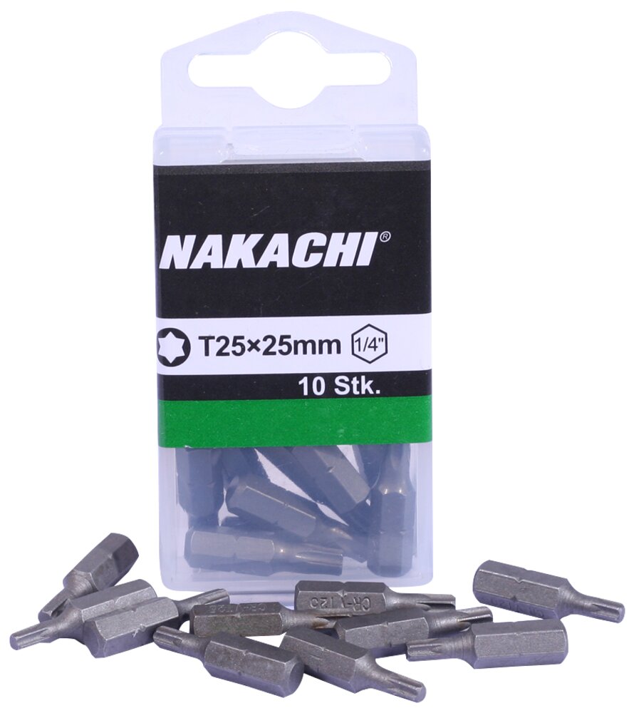 Nakachi Bits TX20 25 mm 10-pak