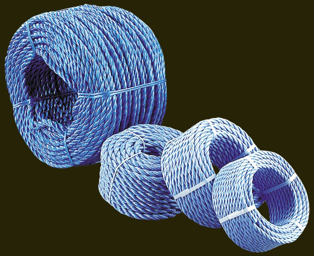 Polyreb 10 mm 110 m - blå