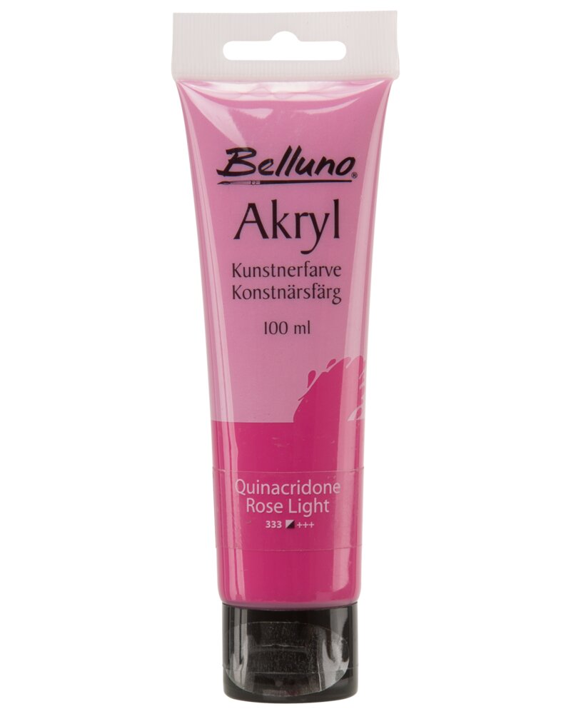 Belluno - Akryl 100 ml lys rosa