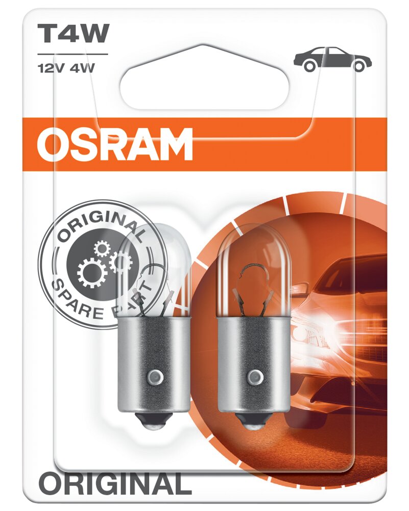 Osram lampa T4W 12V 2-pack