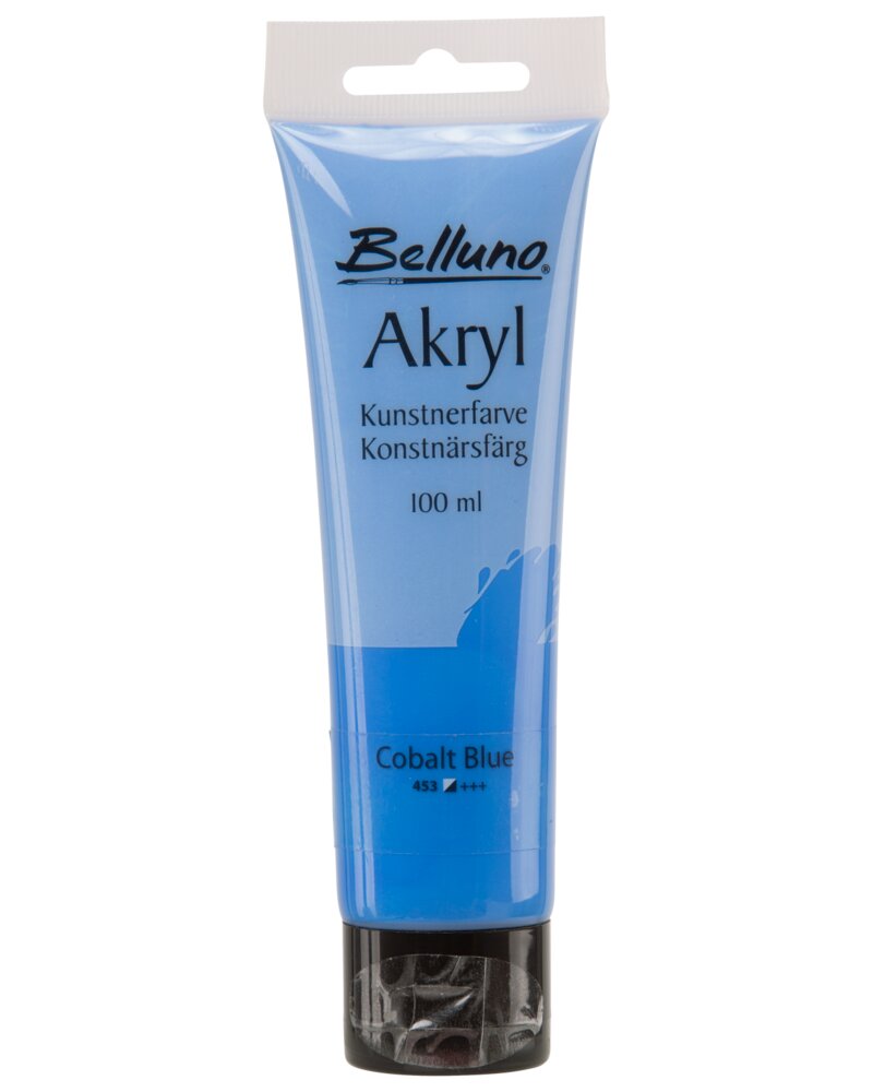 Belluno - Akryl 100 ml koboltblå