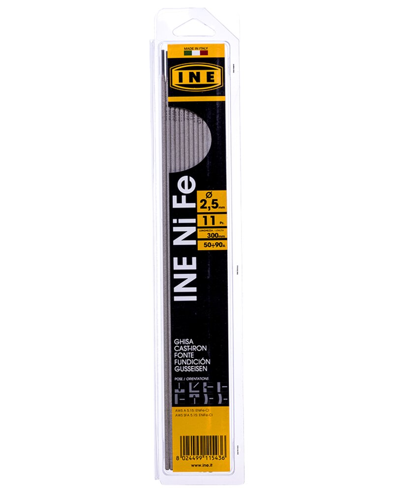 INE - Elektroder støbejern 2,5 mm 11-pak