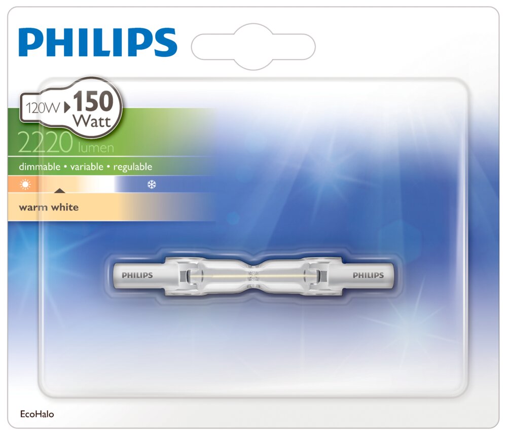 Philips - Halogenrør 120W 78 mm