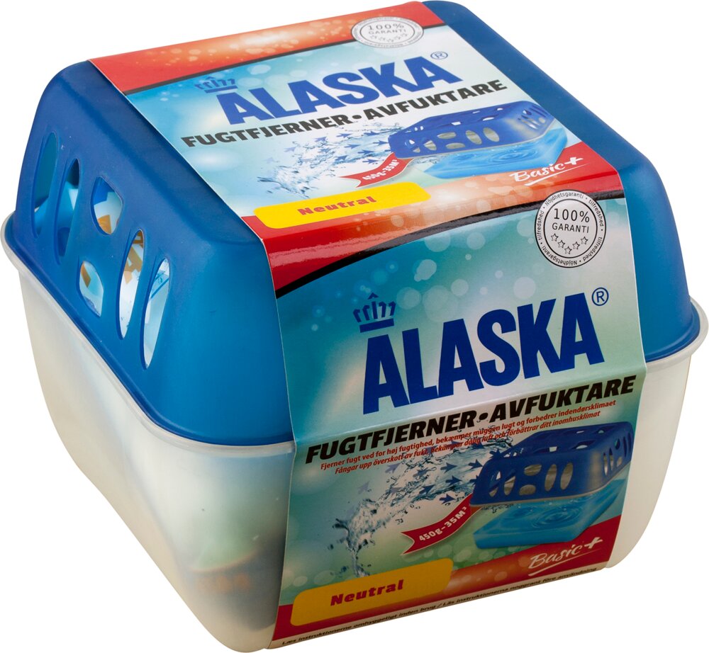 Alaska Fugtfjerner kvadratisk neutral 450 g