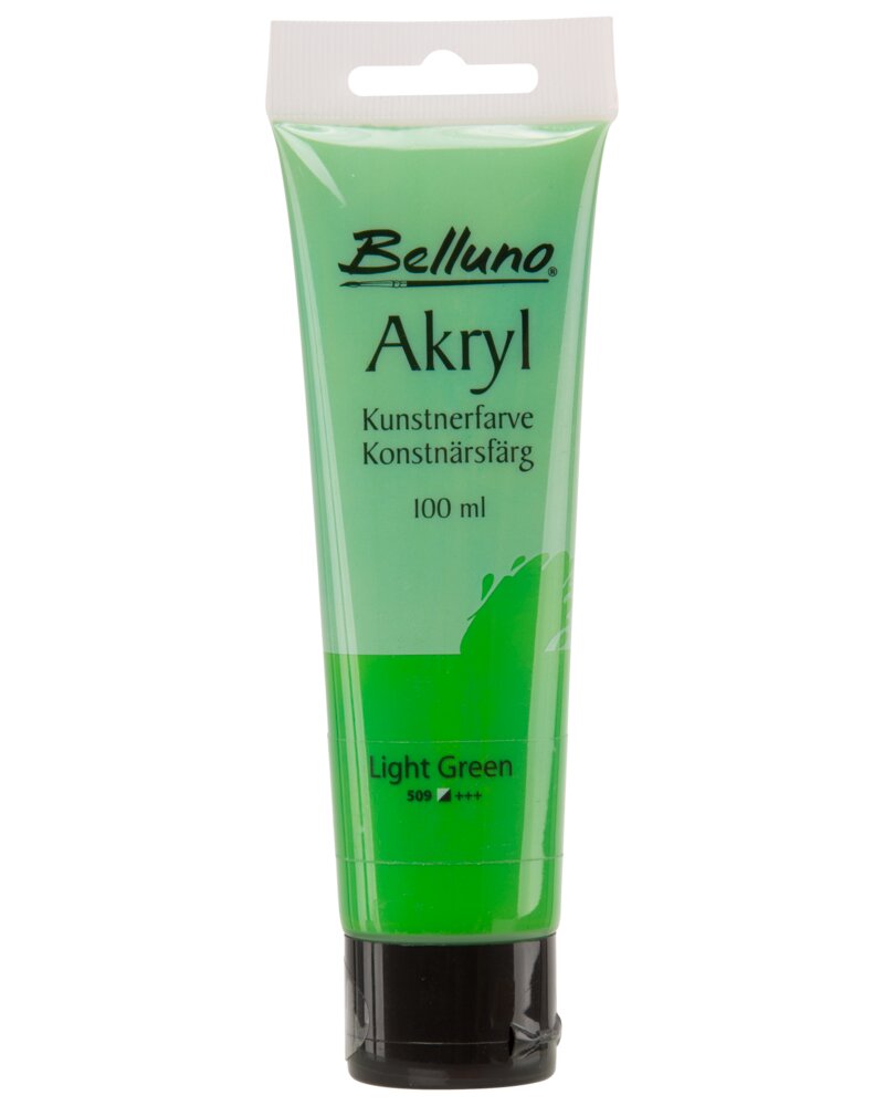 Belluno - Akryl 100 ml lys grøn