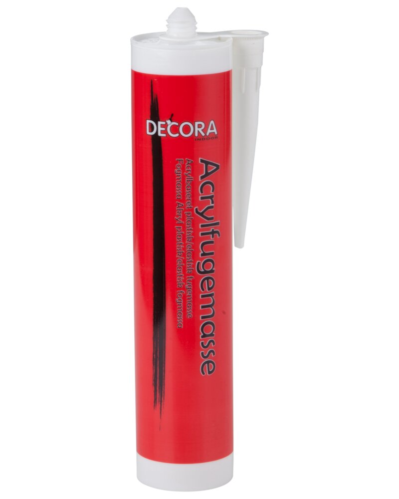 Decora - Acrylfuge hvid 300 ml
