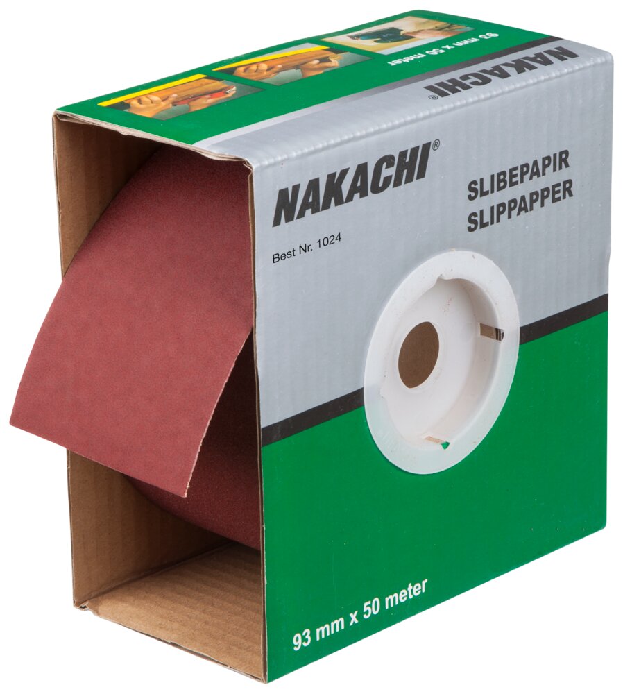 Nakachi - Slibepapir 93 mm x 50 m K150