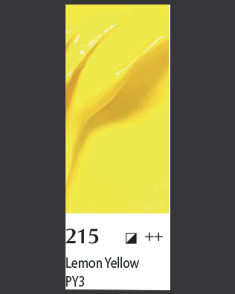 Belluno  Akrylfarve 100 ml Lemon yellow