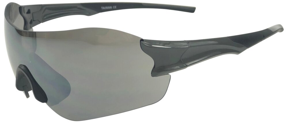 Busetto Pro - Sportsbrille matsort med grå glas