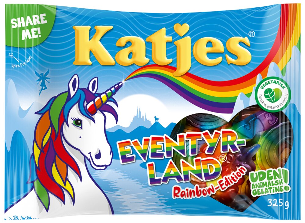 Katjes - Eventyrland Rainbow - 325 g