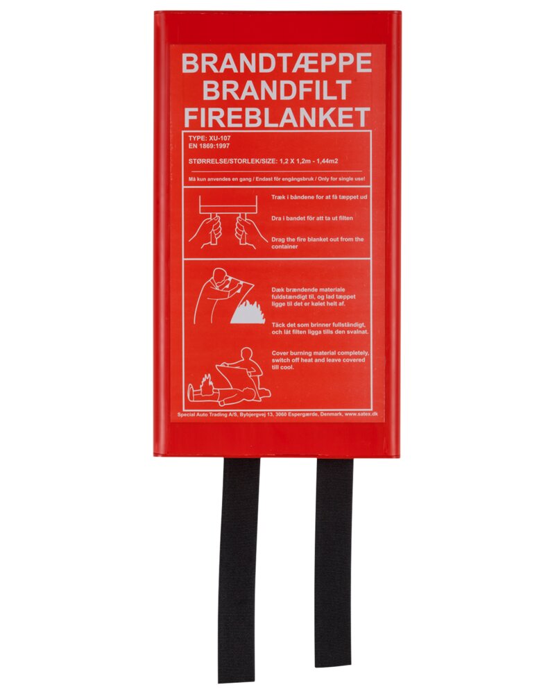 BRANFORD - Brandtæppe 120 x 120 cm