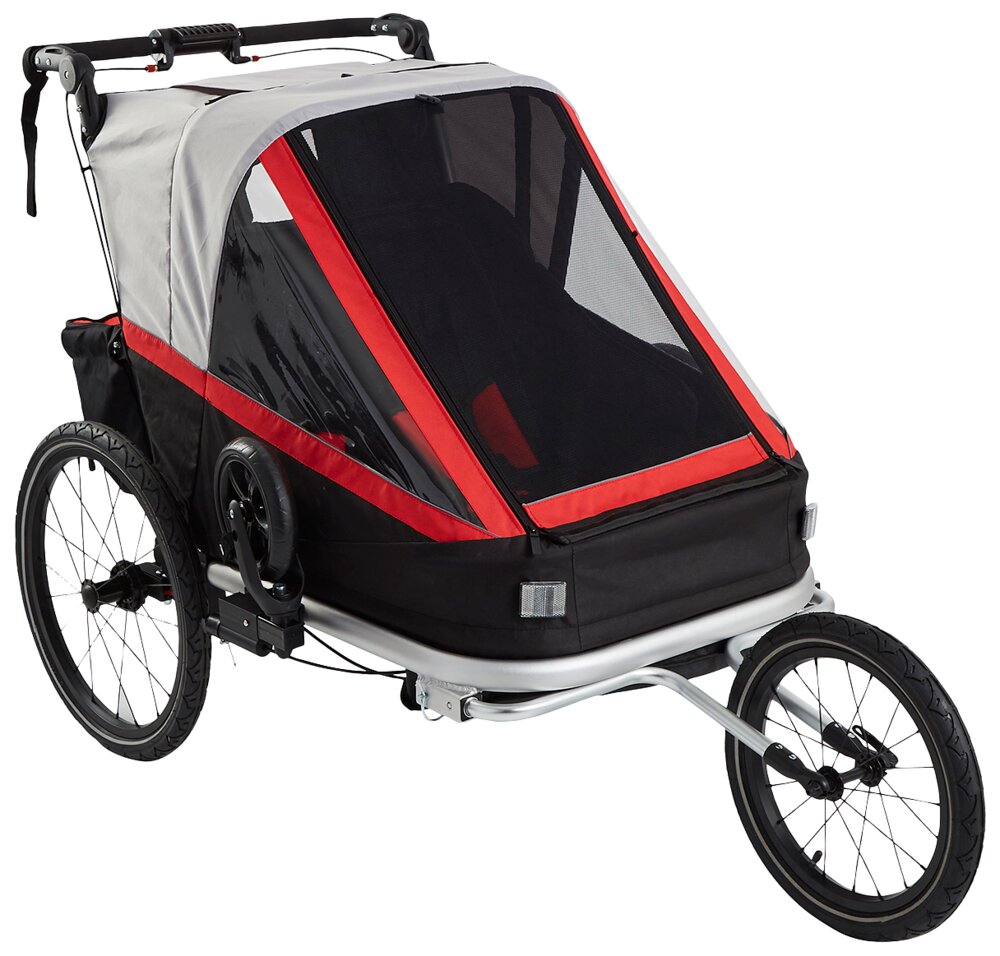 Rawlink - Cykelanhænger 3-i-1 - til 2 børn