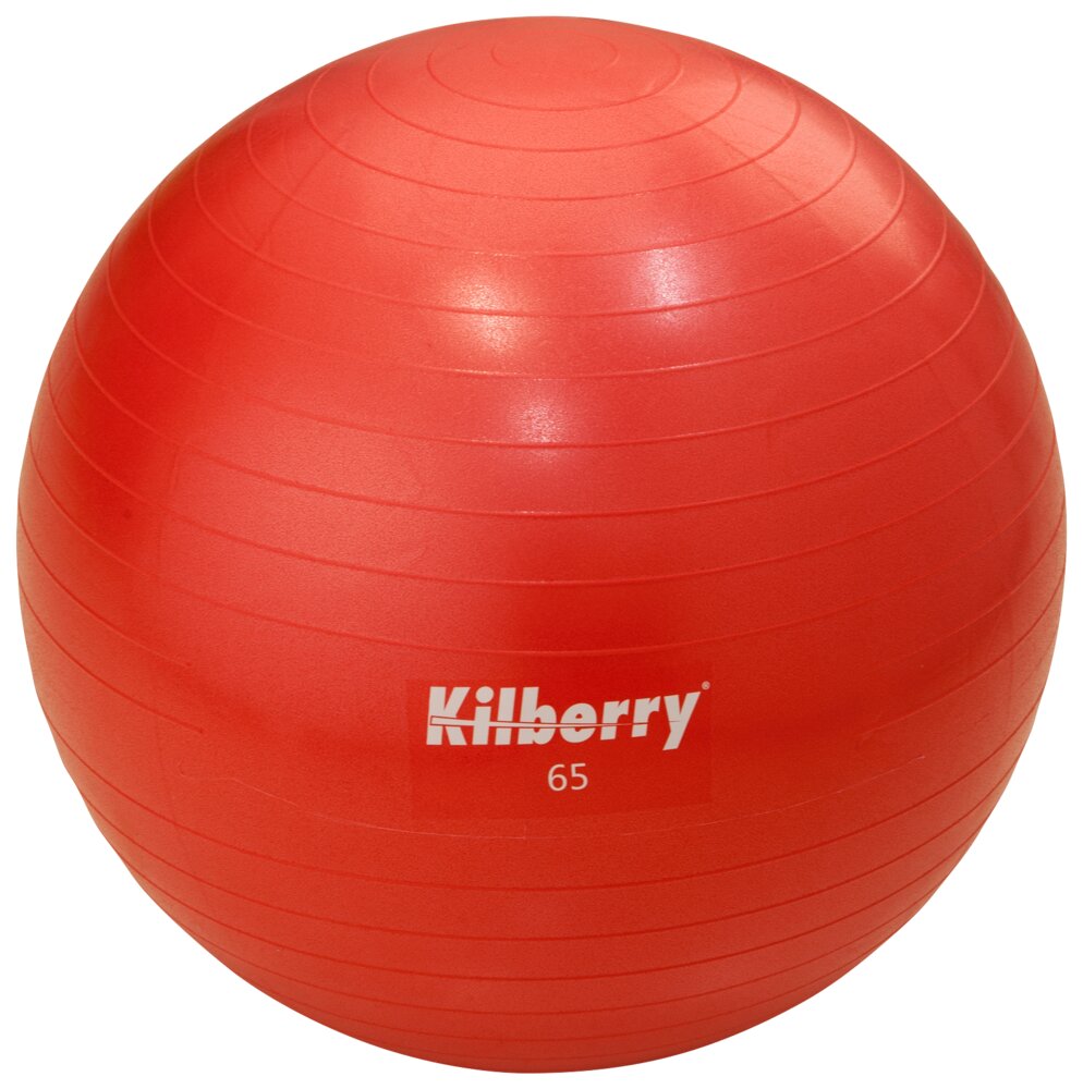Kilberry Pilates-/gymnastikbold Ø.65 cm - Rød