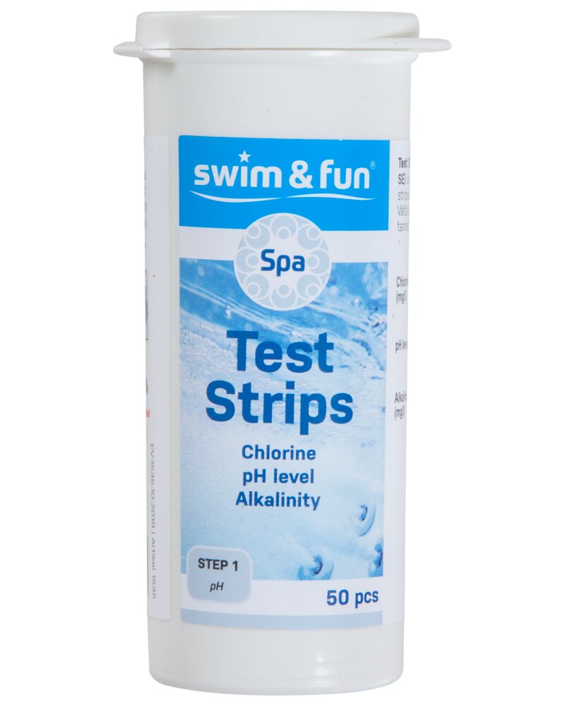 Swim & Fun - Teststrips til spa - 50-pak