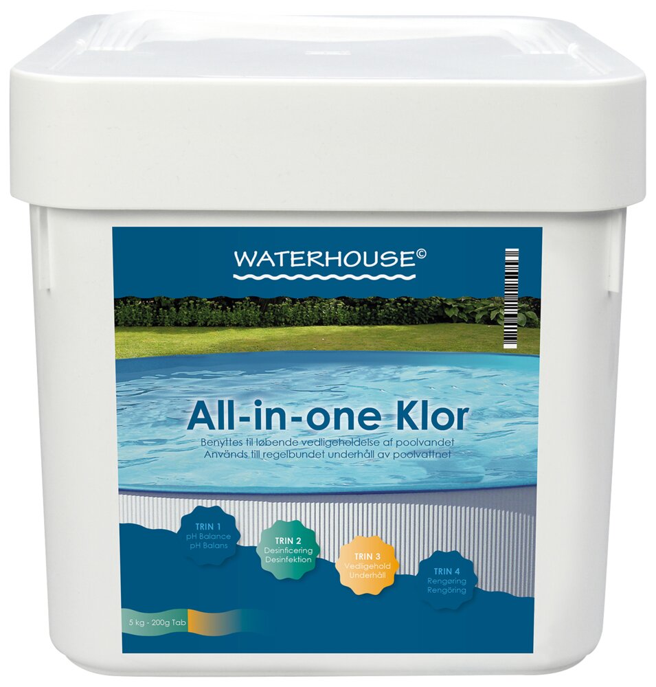 Waterhouse - All-in-one Klor - 5 kg