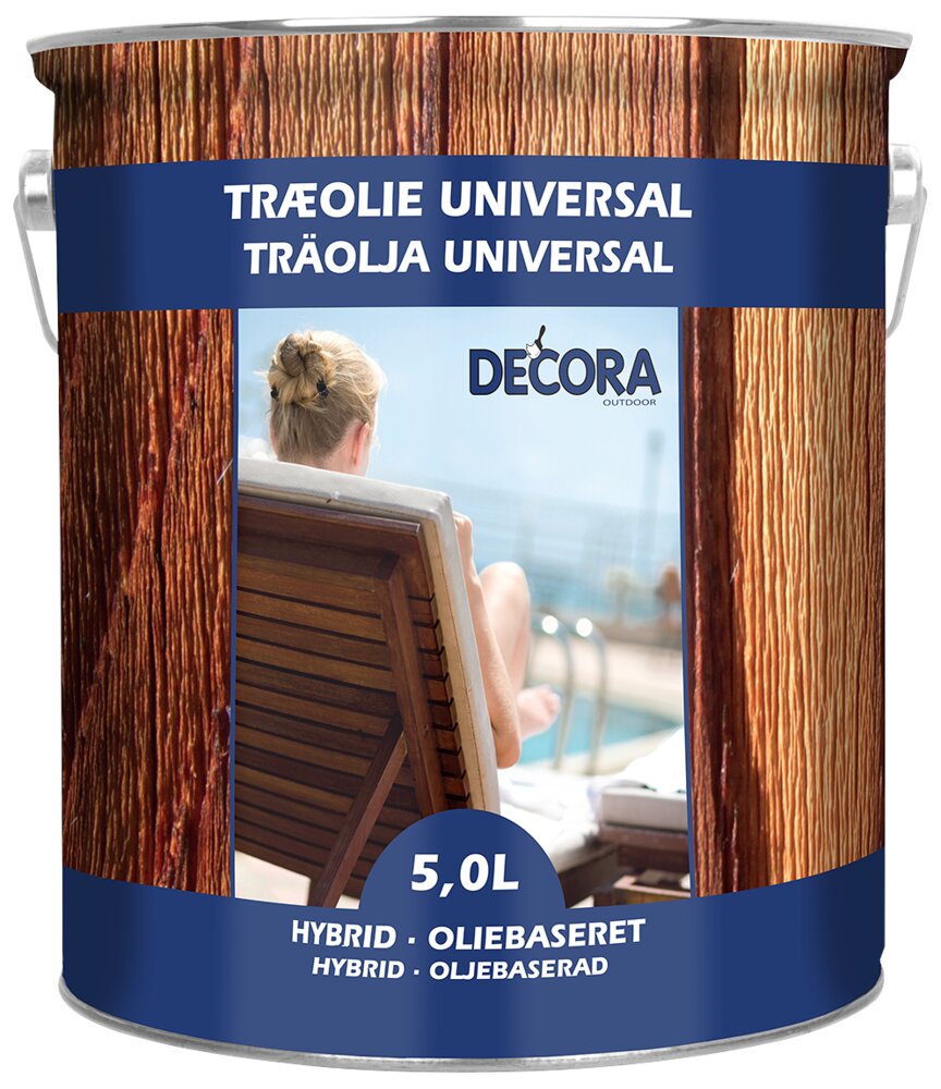 Decora Universal træolie 5 L - klar