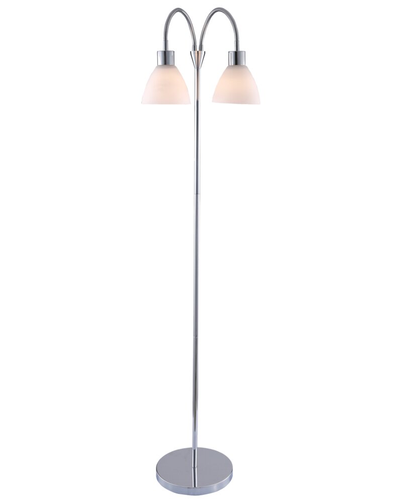 Lux Lamp - Gulvlampe Roma 2 x E14 - hvid