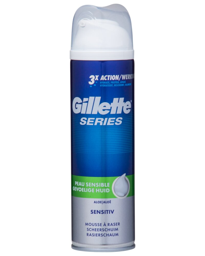Gillette Barberskum 250 ml - sensitive