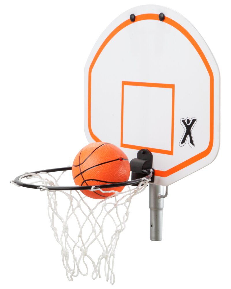 JumpXfun Basketkurv til trampolin inkl. bold