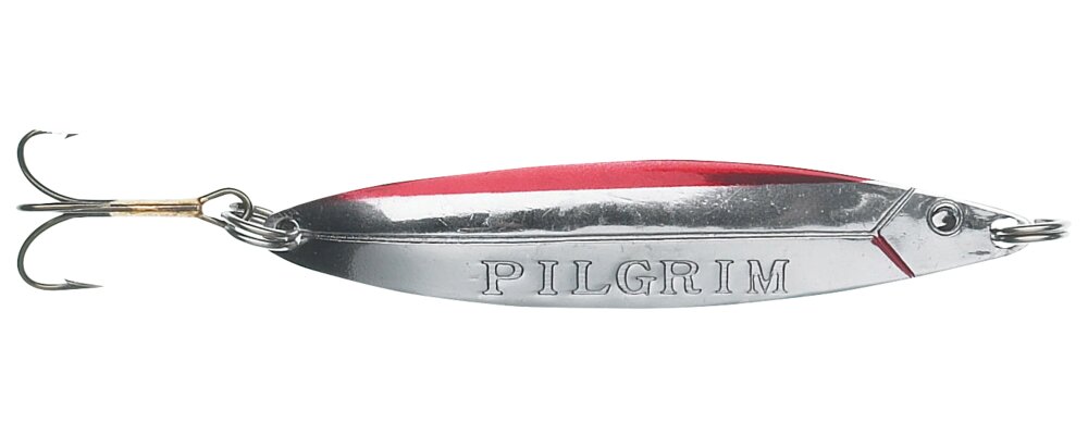 HANSEN - Pilgrim Lure blink 18 g - sølv/rød