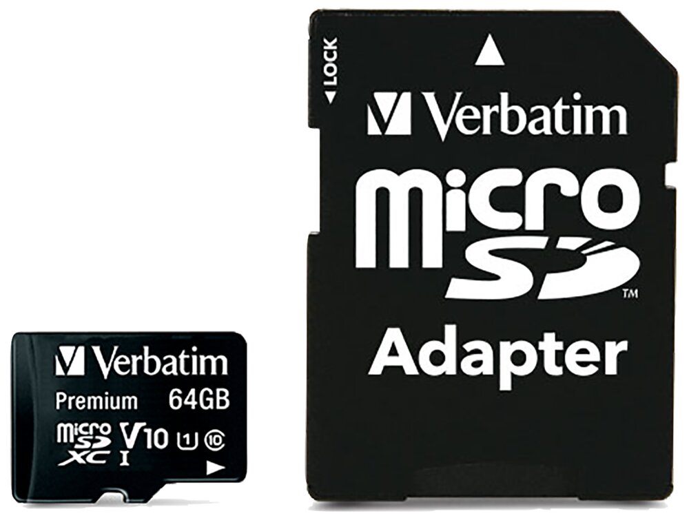 Verbatim - Micro SDXC kort 64 GB