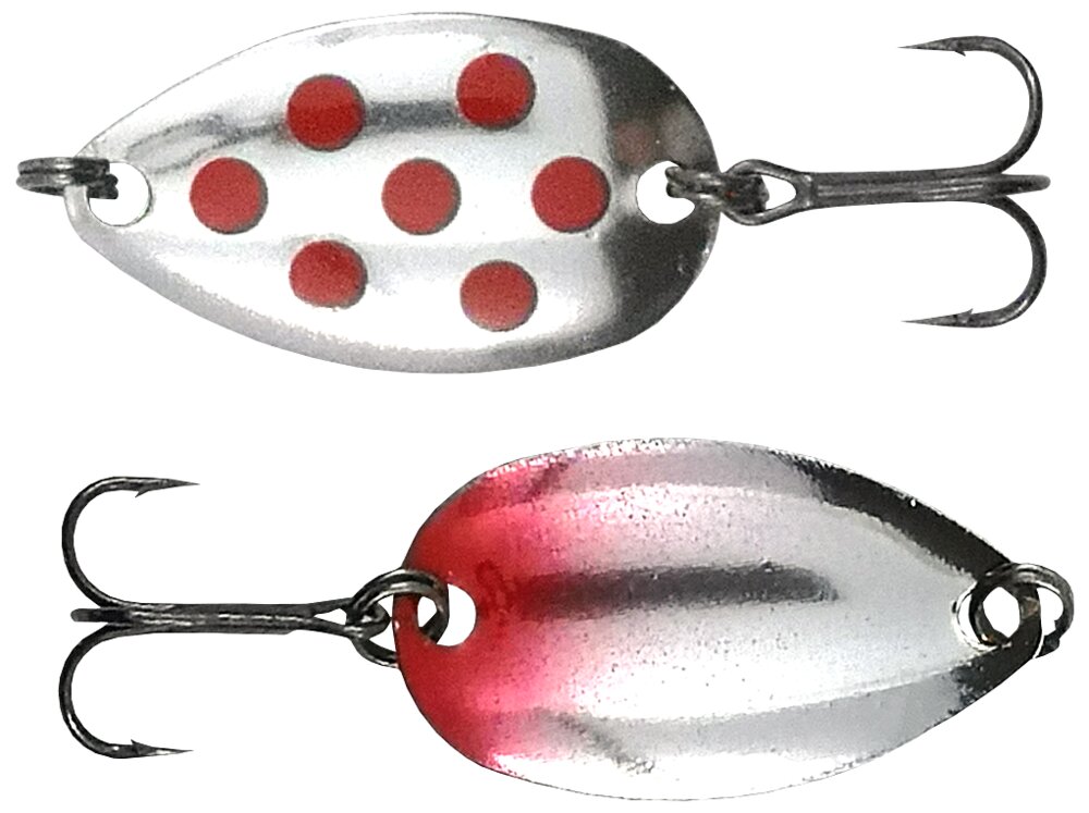 Fidusen 2,8 g - sølv/røde prikker