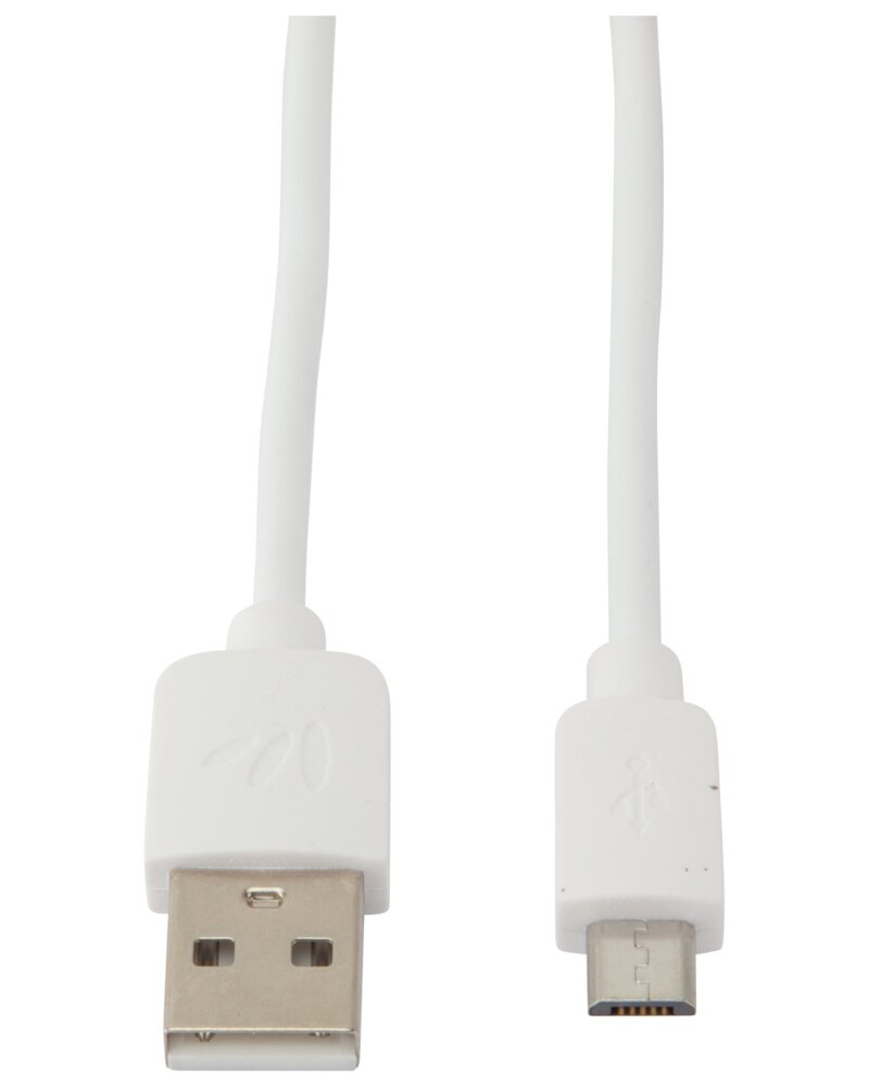 SINOX - Micro-USB b-a hvid - 1 meter