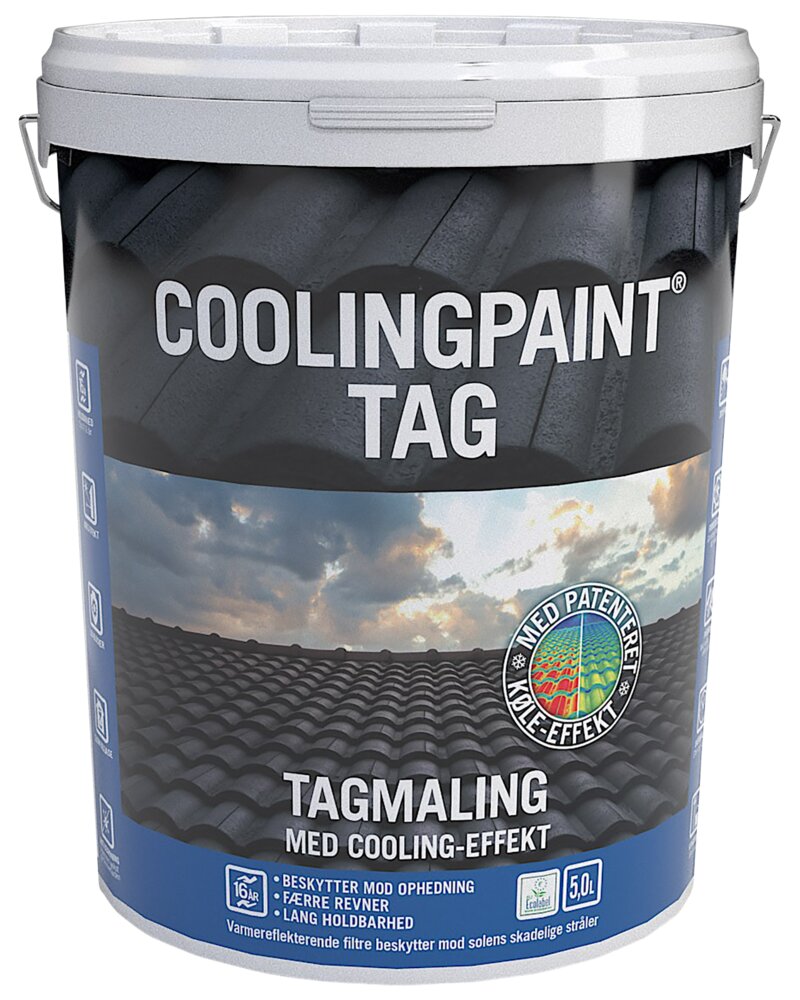 Coolingpaint tagmaling sort - 5 L