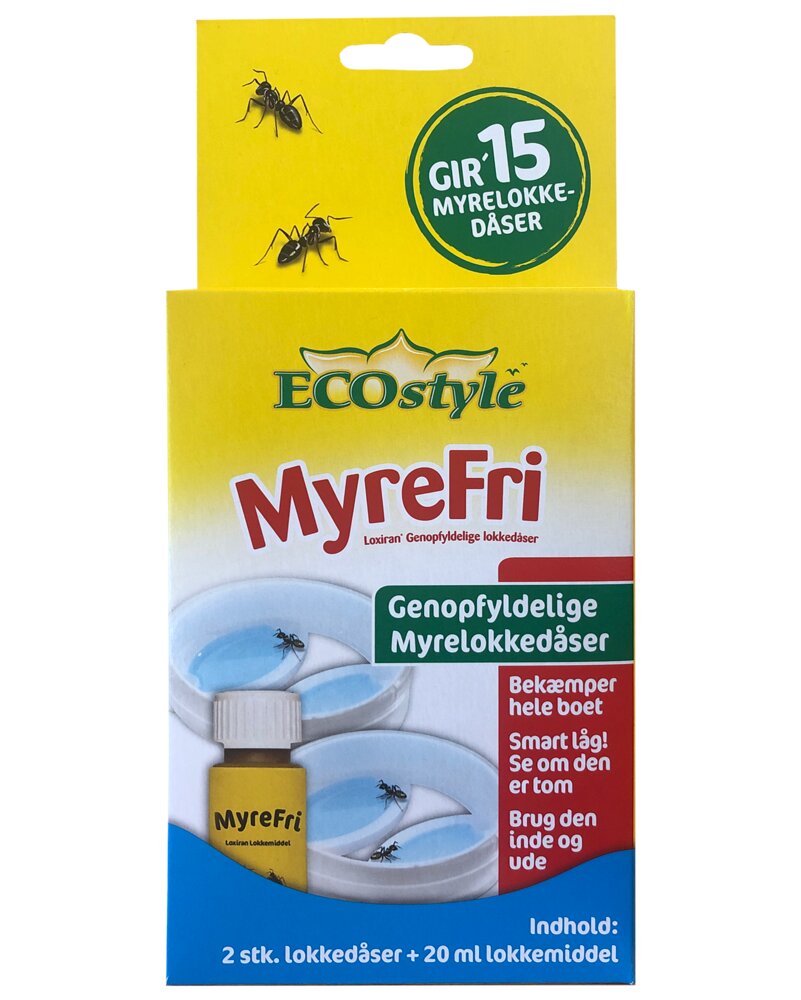 ECOstyle MyreFri -Myrelokkedåse til genopfyld 2-pk