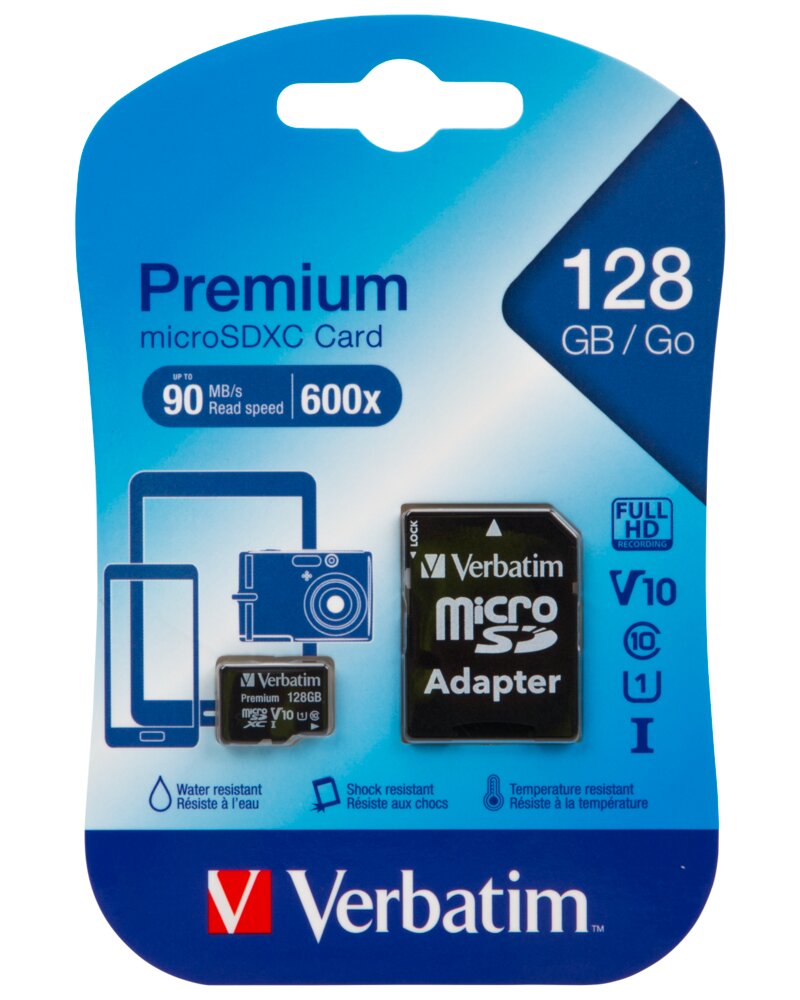 Verbatim - Micro SDXC Pro kort 128 GB