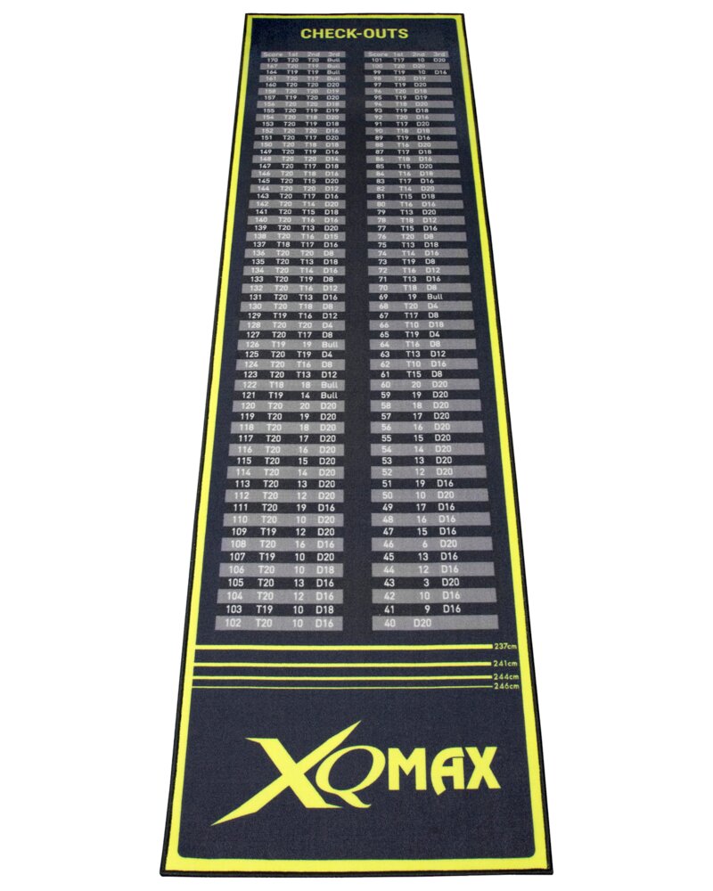XQMAX - Darttæppe - 80 x 285 cm