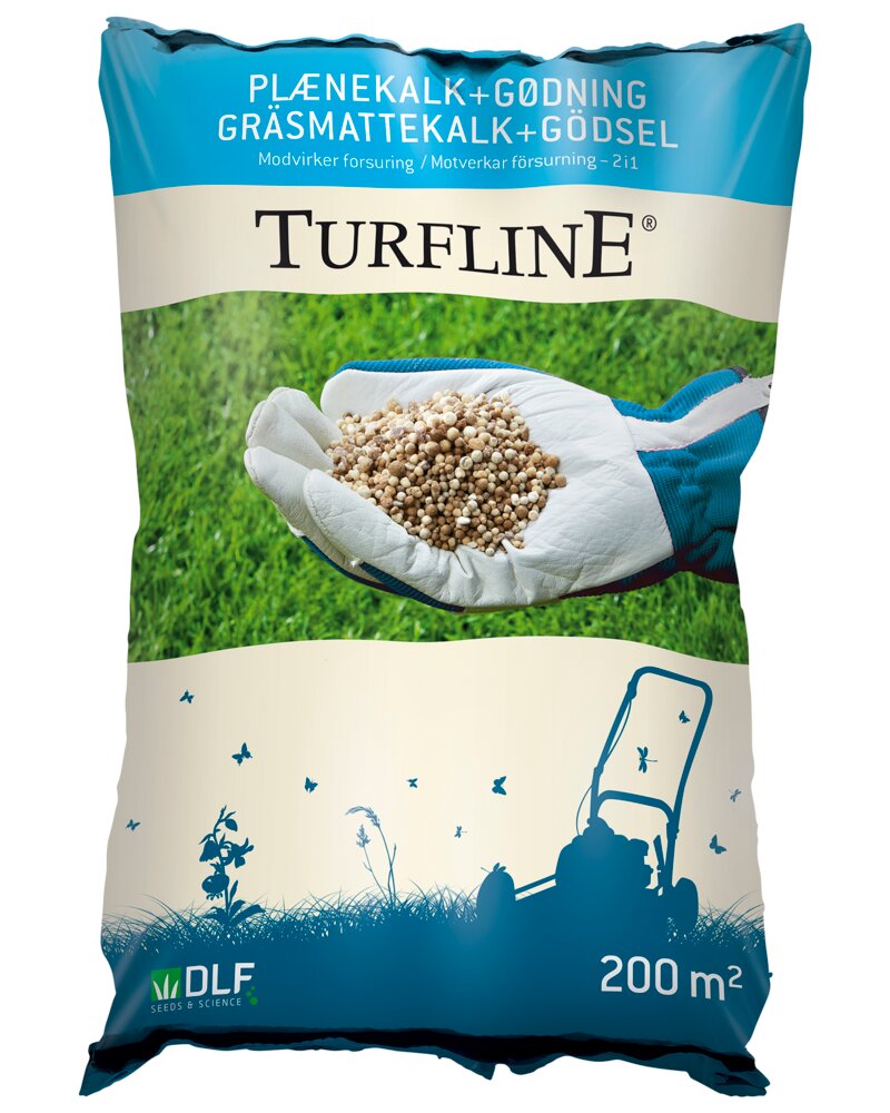 Turfline - Plænekalk + gødning 7,5 kg