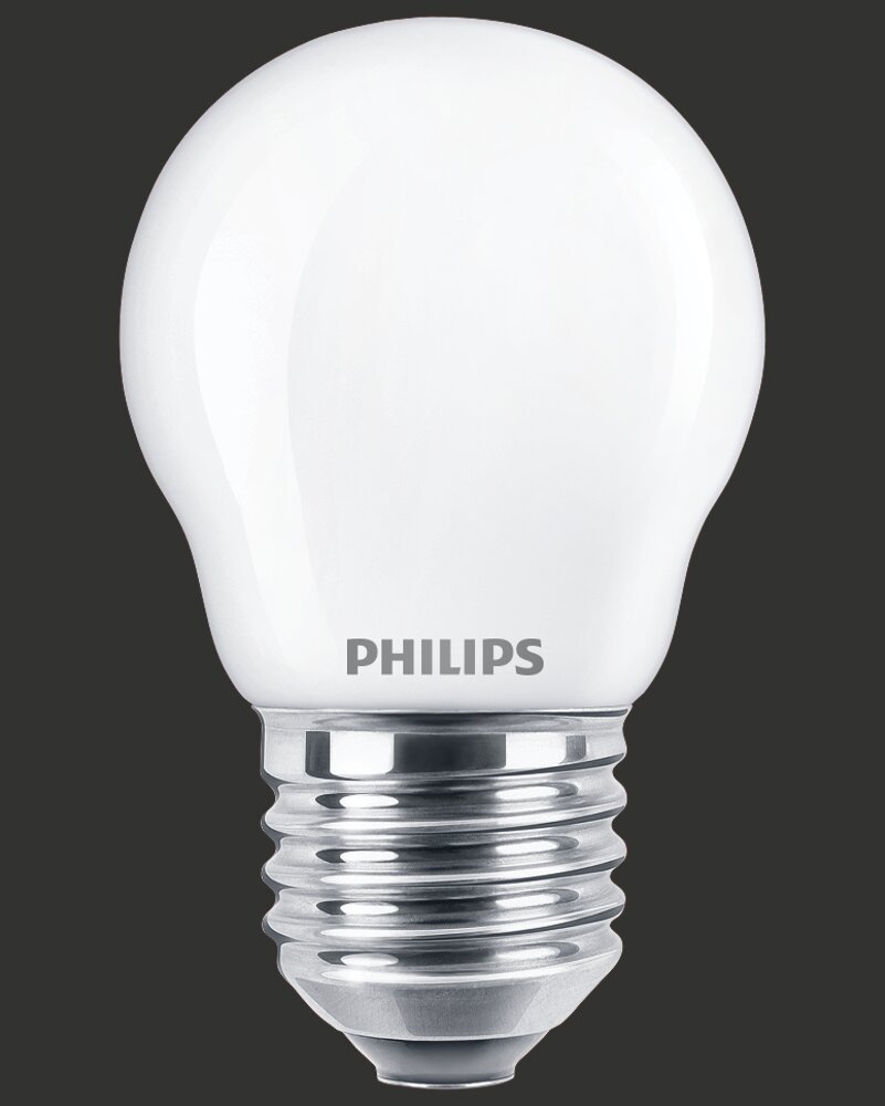 Philips - LED-pære 5W E27 P45 2-pak