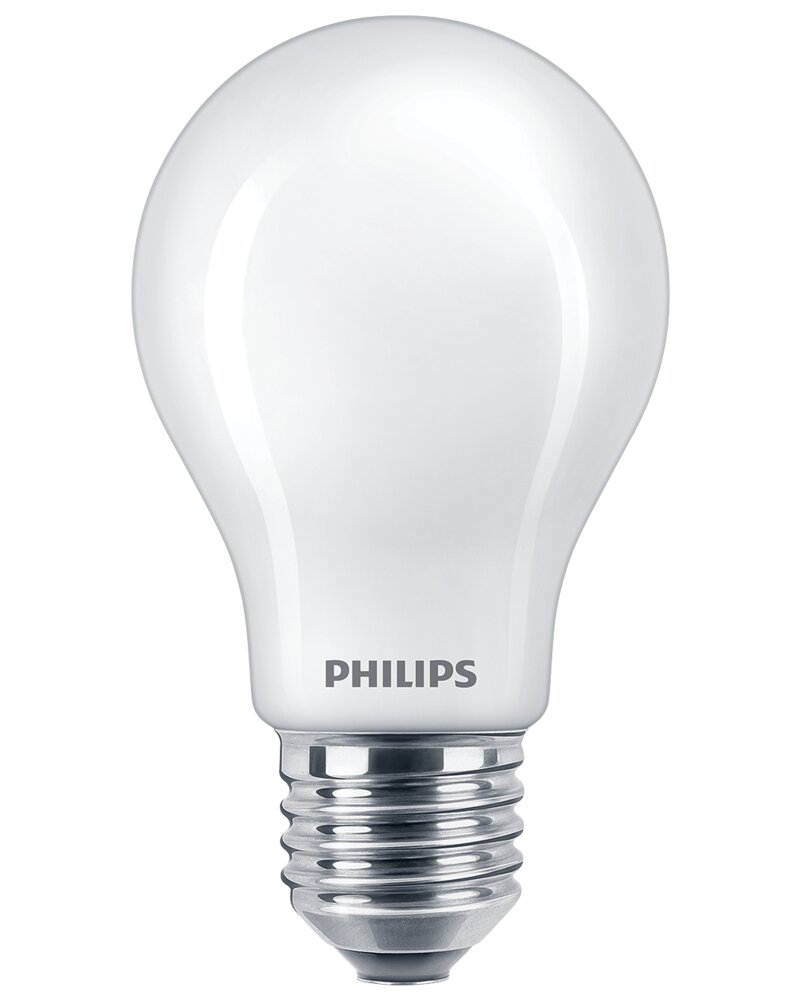 Philips LED-pære 7W E27 A60 2-pak