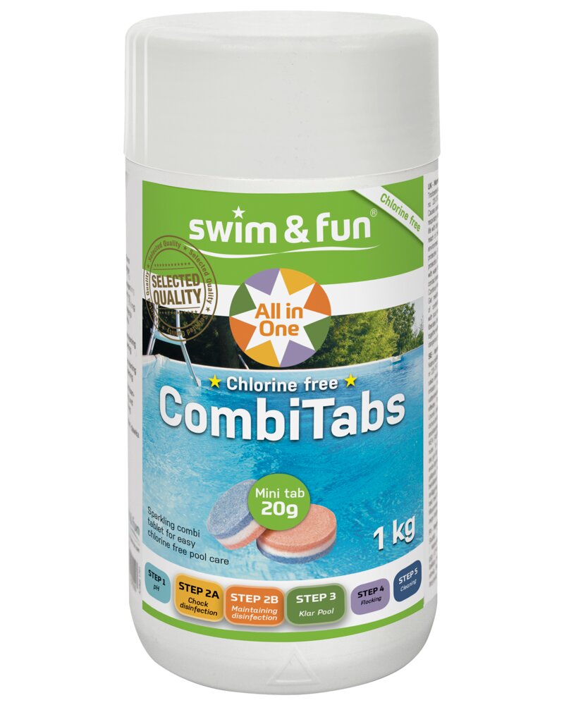 Swim & Fun - Combitabs 20 g klorfri - 1 kg