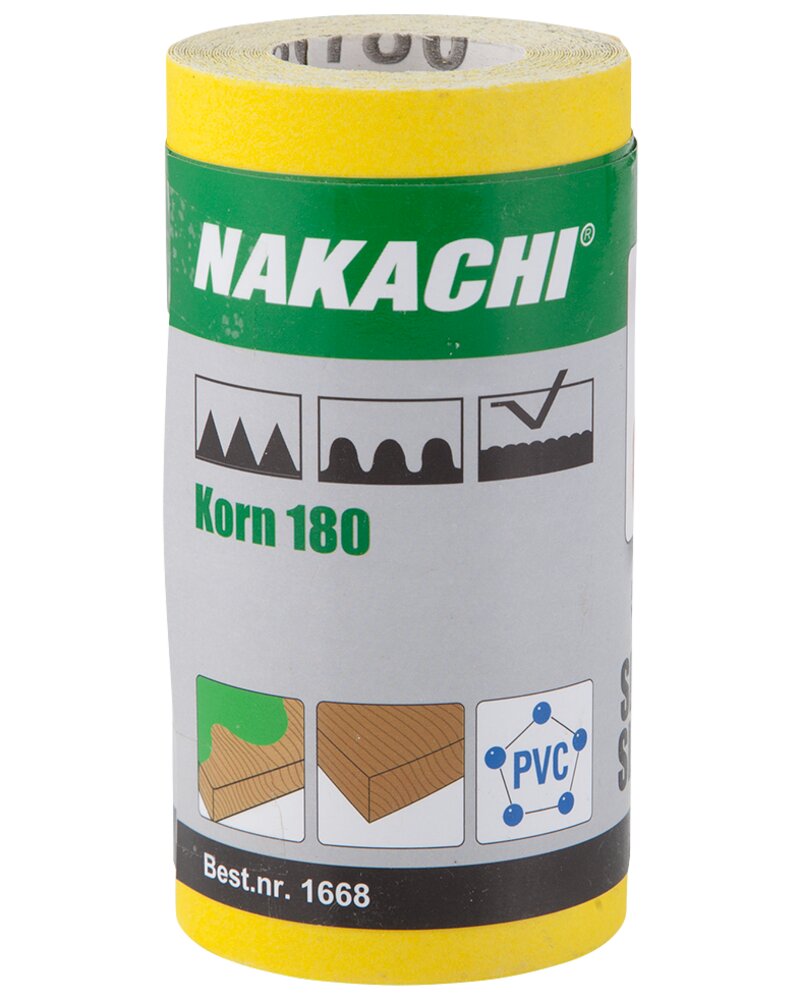 Nakachi Slibepapir 115 mm x 5 m K180