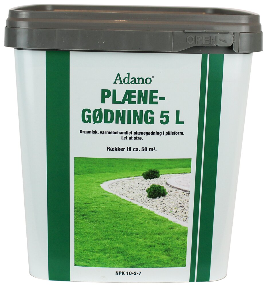 Adano - Organisk plænegødning - 5 liter
