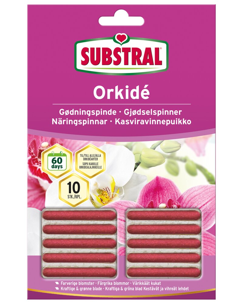 Substral Gødningspinde - Orkidé 10-pak