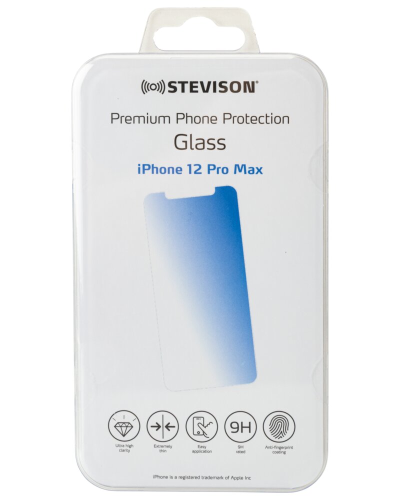 STEVISON Hærdet glas til iPhone 12 Pro Max