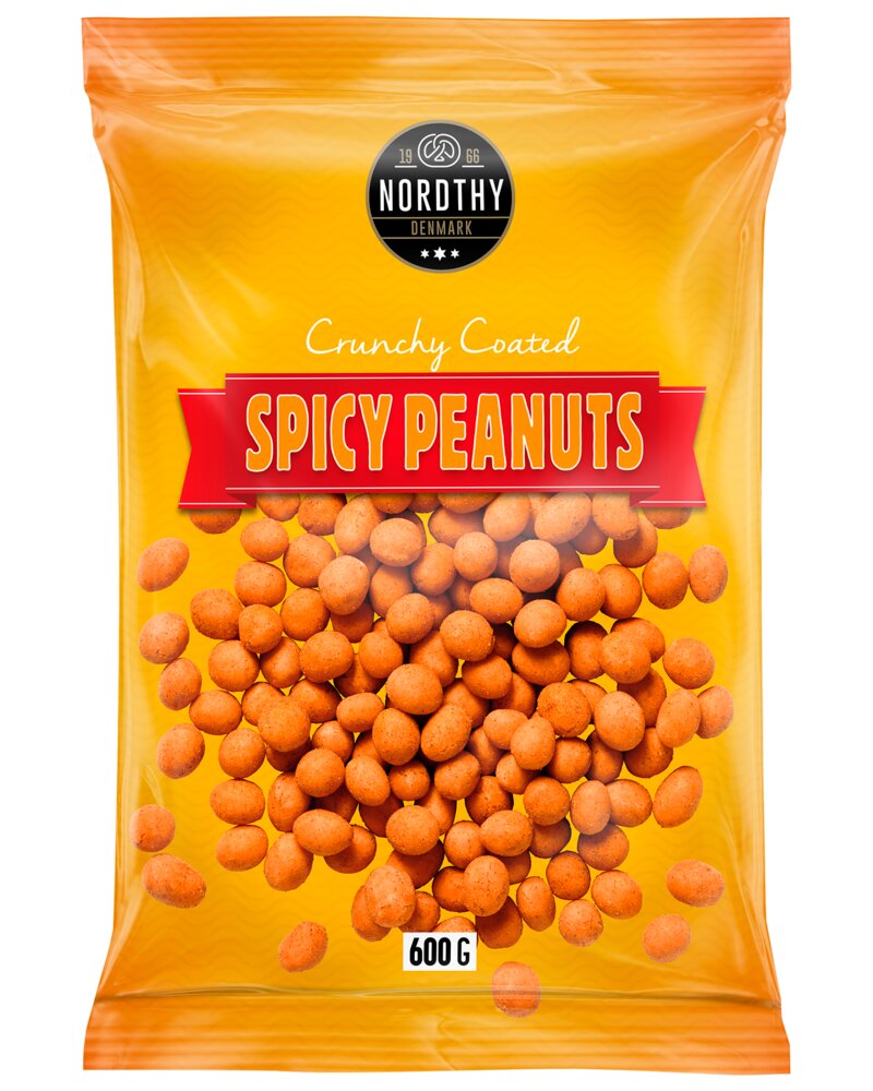 NORDTHY Spicy Peanuts 600 g